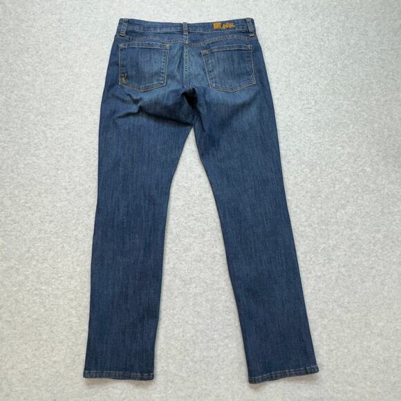 Kut From The Kloth Jeans Straight Leg WMNS 6 Med Wash Mid Rise KP9065MA2 Casual - Picture 4 of 11